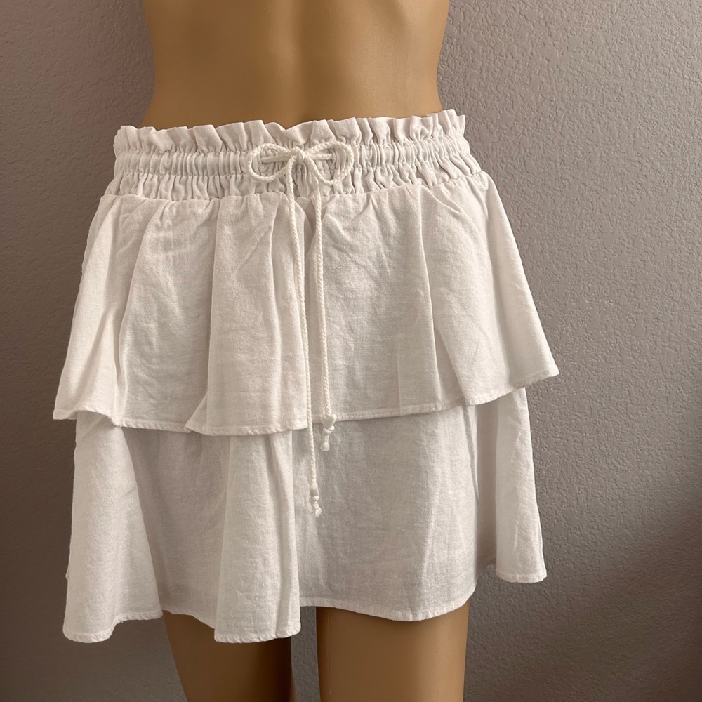 White skirt